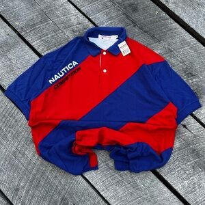 Vintage Nautica Competition Polo Tee NWT